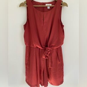 Calvin Klein pink sleeveless romper
